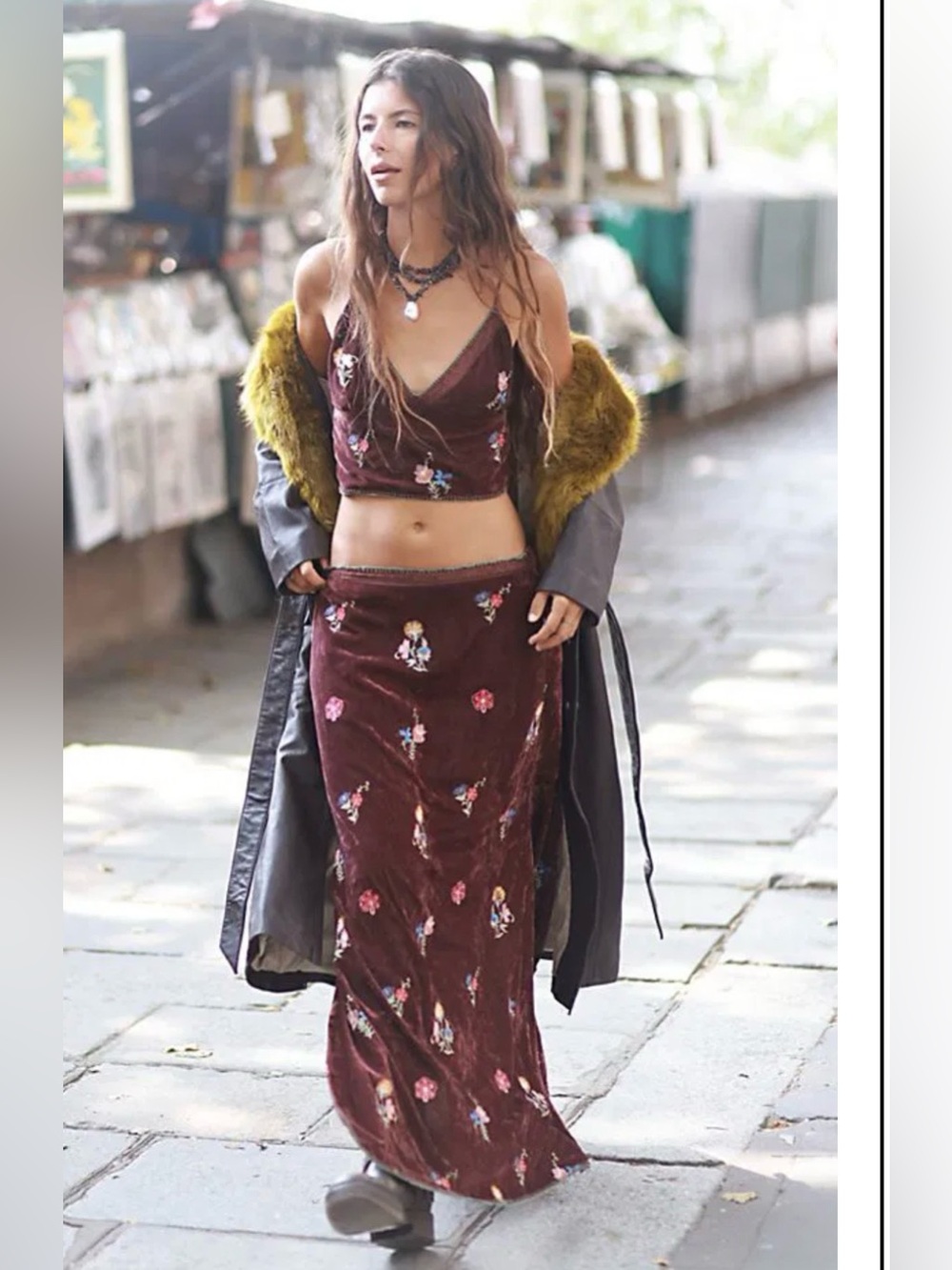 Free People NWT skirt and top
